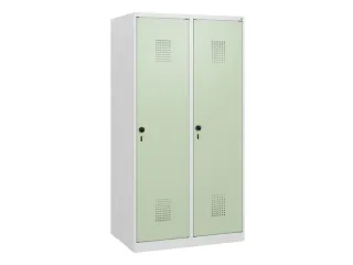 schoollocker,HxBxD 1530x800x500mm,2vak,vak B 400mm,draaigrendel - 2