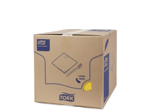 Tork 477862 Soft Lunchservet Advanced Geel 33x33cm