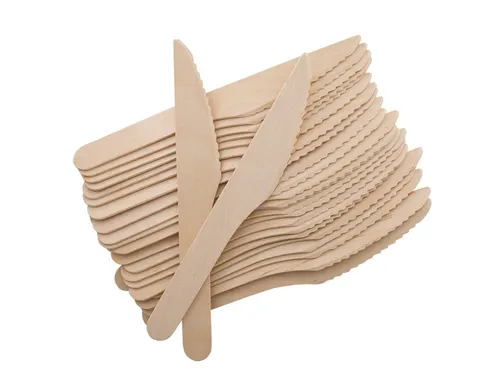 Houten Mes FSC BIO 165mm 100 Stuks