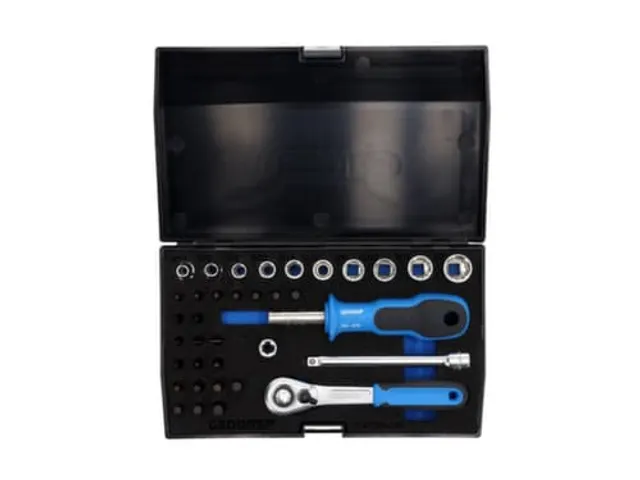 D 20 KAU-20 Dopsleutelset 1/4 inch 37-delig UD-IN-IS-PH-PZ-TX