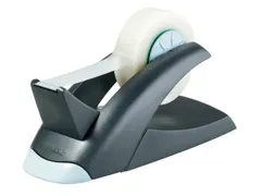 Tapehouder Vegas met taperol 19mmx33m zwart/grijs