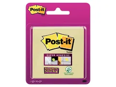 Memoblok Post-it 6920 Super Sticky 76x76mm geel