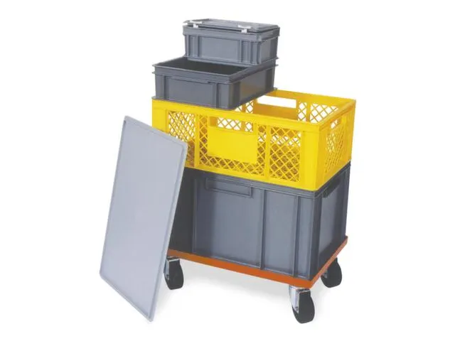 Couvercle Indépendant Pour Bac Gerbable Norme Europe Lxl 400x300mm Bl