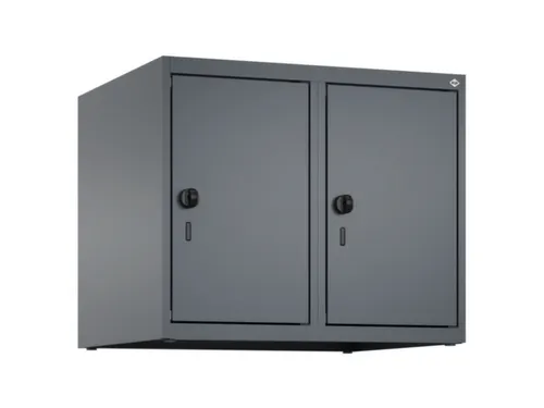 opzetkast,v. locker,2vak.,vak B 300mm,HxBxD 500x600x500mm,draaigrendel