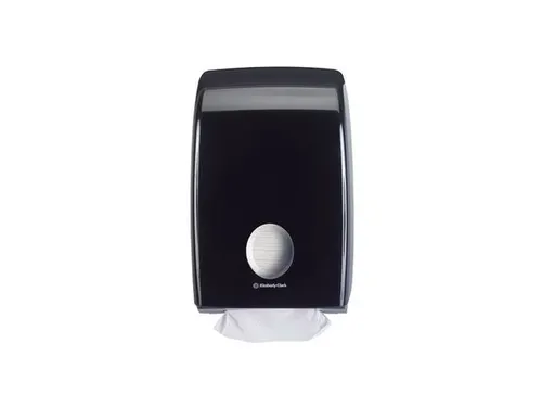 Aquarius 7171 gevouwen handdoek dispenser zwart
