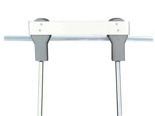 verrijdbare stellingladder,balk L 2,7m,v. H tot 2,83m,10,treden - 5