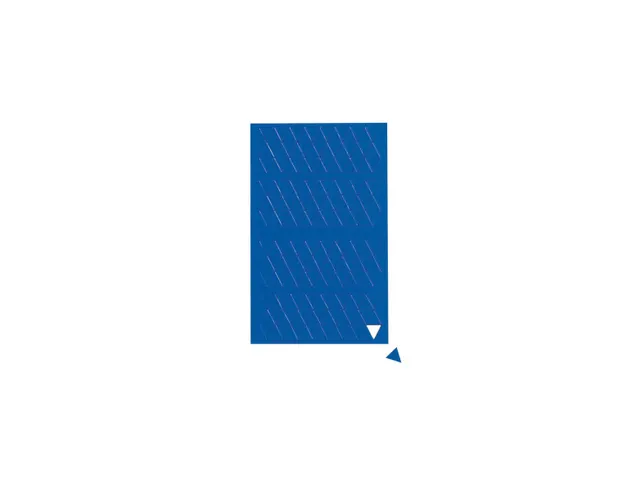Symboles magnétiques Triangle 1x1cm 180 pièces Bleu