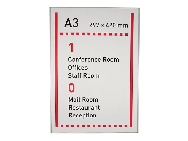 Menoor Deurbord Premium Vlak A3