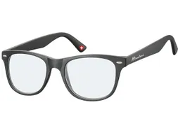 Leesbril Montana +3.00 dpt blue light filter zwart