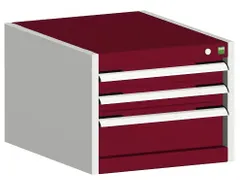 armoire à tiroirs HxlxP 400x525x525mm 3tiroir(s) a. charges normales