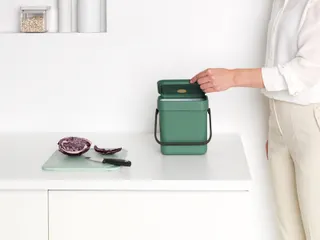 Afvalemmer Sort & Go 3 Liter Groen - 8