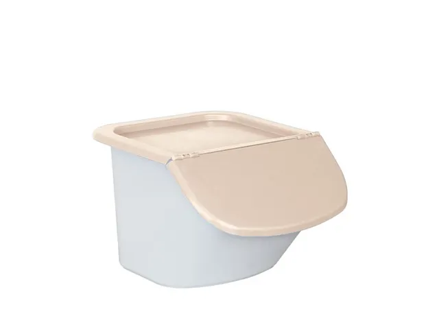 Distributeur ingrédients 15 litres PP 280x400x440mm blanc/beige