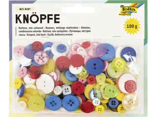 Knopen Folia 100 gram assorti - 1