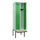 locker met bank,HxBxD 2120x600x815mm,2vak,vak B 300mm,cilinderslot