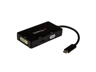 Usb-c Multiport Adapter 4k 30 Hz 3-in-1 Usb C Hdmi, Dvi Of Vga - 1