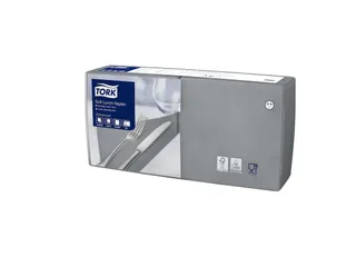 Tork 477869 Soft Lunchservet Advanced Grijs 33x33cm - 1