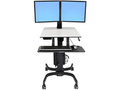 Workfit-C Sit-Stand Dual LCD Black.