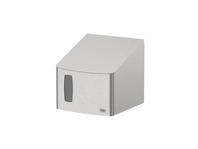 CMT Swoosh universeel dispenser RVS lxbxh: 29.5x28.6x28.6cm