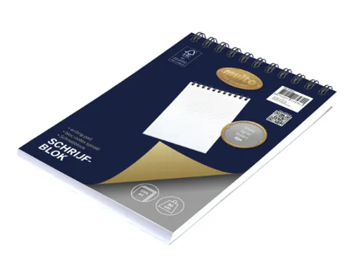 Spiraalblok Multo A5 lijn 200pagina's 90 gram