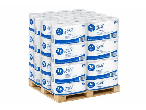 Toiletpapier Scott Control 3-laags 350vel wit 8518