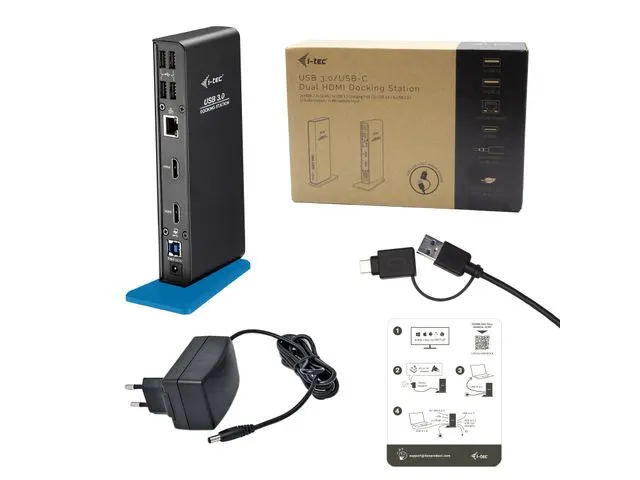 Dock I-tec USB 3.0 / USB-C Universal Docking Station 5K / Dual 4K