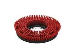 Schijfborstel,v. schrobzuigmachine,middel,Ø 330mm,rood