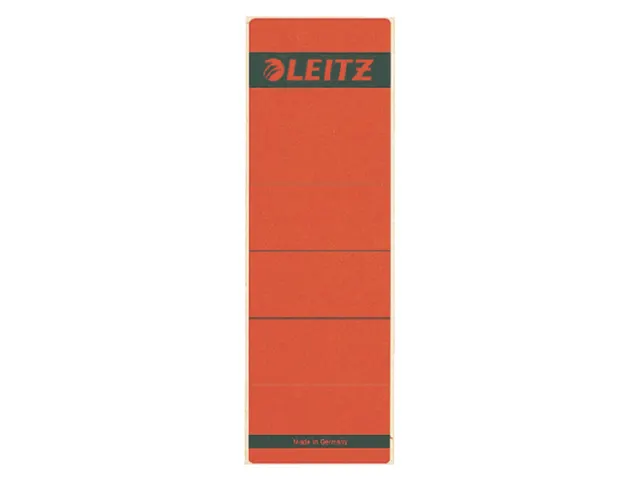 Rugetiket Leitz 1642 62x192mm Rood zelfklevend