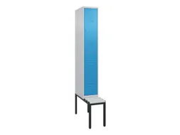 Dubbeldekse dekenkist,HxBxD 2120x300x815mm,1x2vak.,vak B 300mm