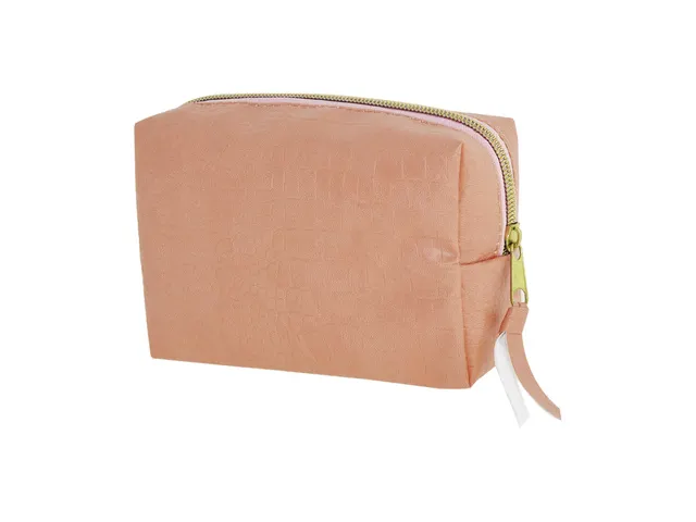 Etui Pure Croco perzik rose 15x6x9 cm