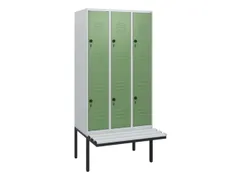 Dubbeldekse dekenkist,HxBxD 1950x900x815mm,3x2vak.,vak B 300mm