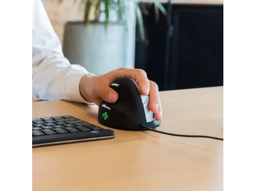 RGOHELELA Ergonomische muis R-Go HE Large bedraad Linkshandig