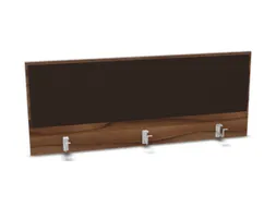 opzetpaneel bureau aanbouw achter NP-tiepolo nut BN2036-bruin 1400mm