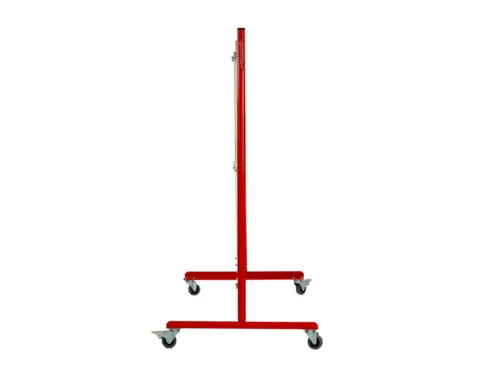 schaarhek,paal HxØ 1000x27mm,HxBxD 1000x0-3600x500mm,paal staal,rood
