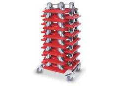 Verzamelkarset Kar Rvs 4Mass. Rubb. Banden Waarvan 2Met Vastzetter