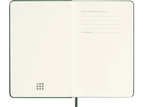 Agenda 2027 Moleskine 12M Weekly 7dag/1pagina pocket hc myrtle green