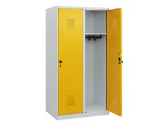 schoollocker,HxBxD 1530x800x500mm,2vak,vak B 400mm,draaigrendel