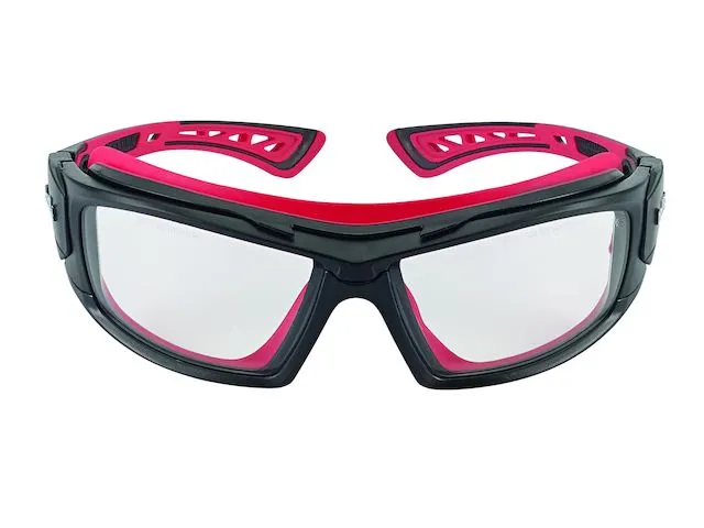 Veiligheidsbril ULTIM8 ULTIPSI Rood Zwart Polycarbonaat Blank
