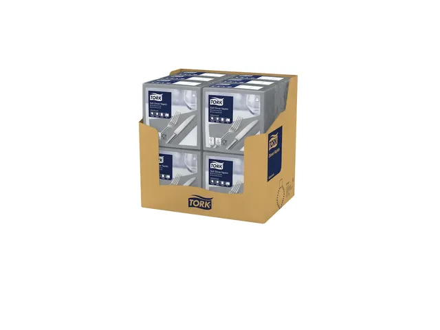 Tork 477673 Soft Dinnerservet Advanced Grijs 39x39cm
