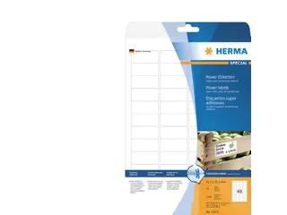 HERMA 10902 Power Etiketten A4 45,7x21,2mm Wit 1200 stuks - 1