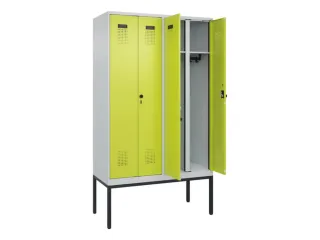 locker voor scheiding van kleding,HxBxD 2120x1200x500mm,4vak - 1