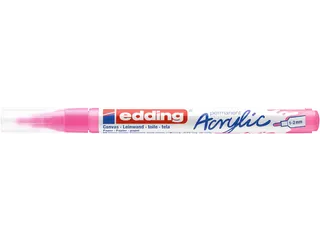 Acrylmarker edding e-5300 fijn elegant neon roze - 2