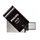 USB stick 3.1 Philips 2in1 USB-C USB-A 64GB zwart