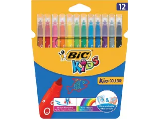 Kleurstiften BicKids kid couleur medium assorti etui à 12 stuks - 1