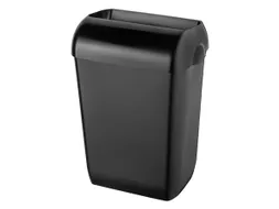 Afvalbak Zwart 43 Liter Half Open