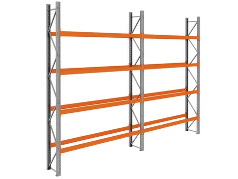 palletstelling,basis+1xaanbouw,HxBxD 4620x5700x750mm,vakl. 3000kg