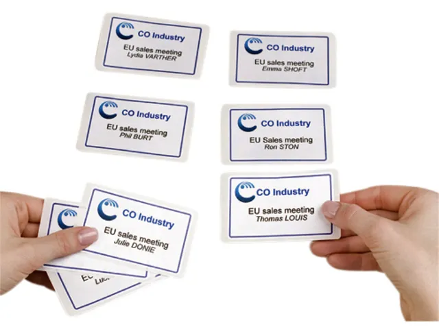 Naambadge etiket Avery L4785-20 80x50mm Laserprinter 200 stuks