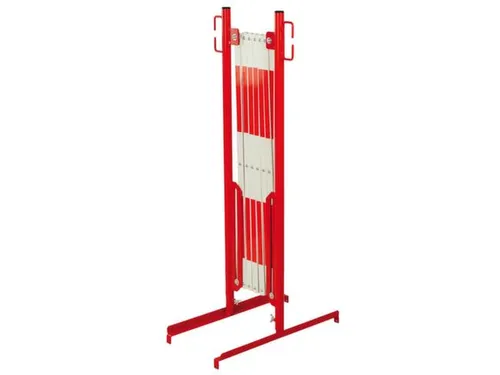 schaarhek,paal HxØ 960x27mm,HxBxD 960x0-4000x500mm,paal staal,rood