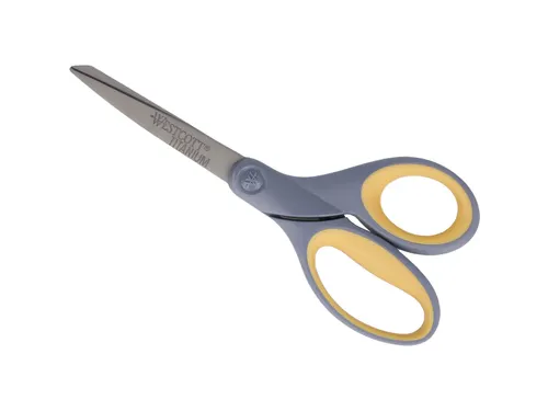 Kantoorschaar Westcott 210mm met softgrip titanium
