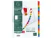 Intercalaires Imprimés Alphabétiques Carte Blanche 160g - 20 Positio
