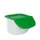 ingrediëntendispenser HxBxD 280x400x440mm 15l PP bak/deksel wit/groen